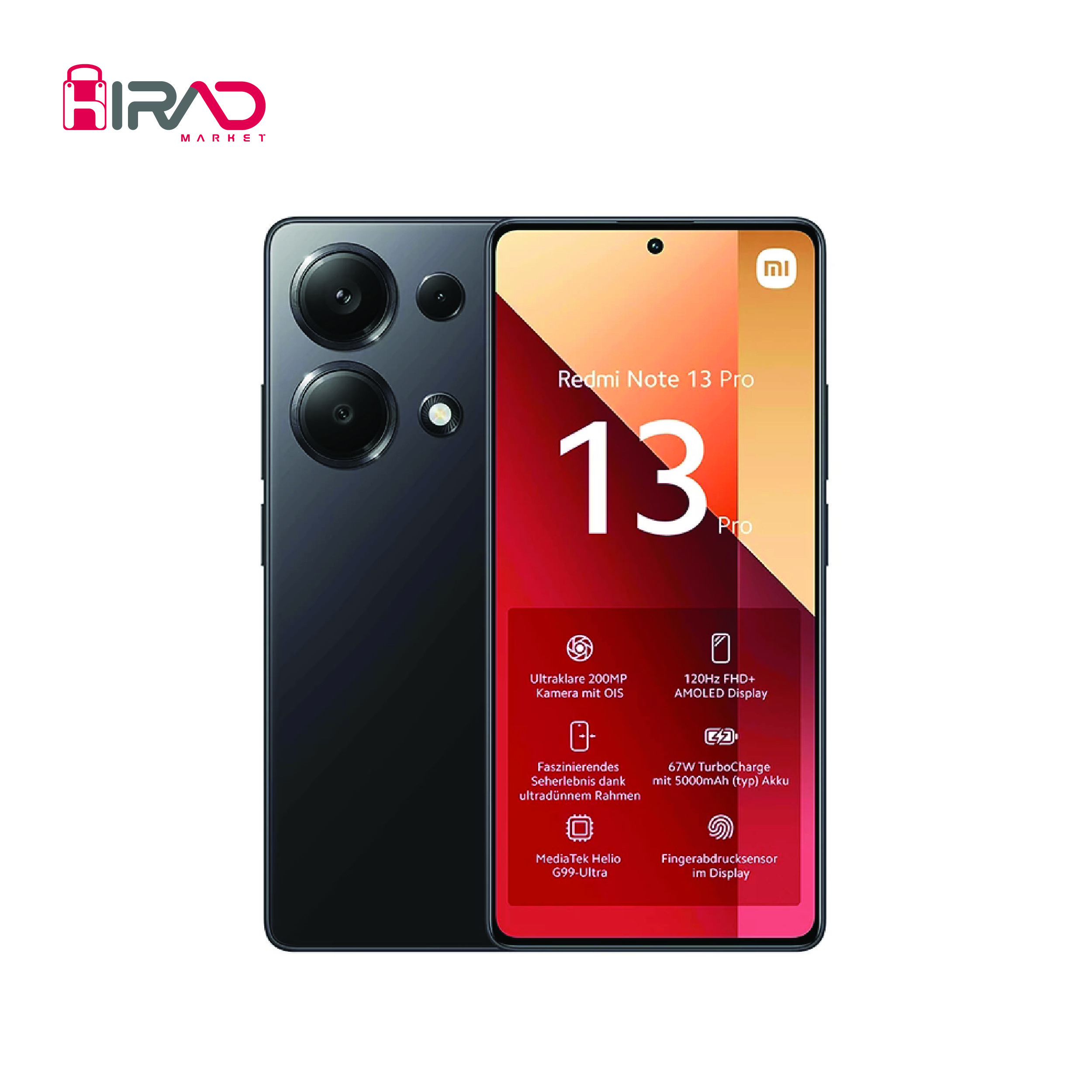 گوشی موبایل شیائومی مدل Redmi Note 13 Pro ظرفیت 512 گیگابایت رم 12 گیگابایت