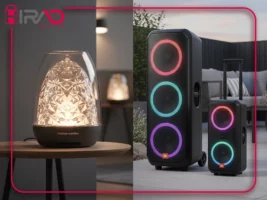 بهترین اسپیکر بازار 2025 کدام است؟ مقایسه جذاب JBL PartyBox و Harman Kardon Aura Studio 4