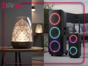 بهترین اسپیکر بازار 2025 کدام است؟ مقایسه جذاب JBL PartyBox و Harman Kardon Aura Studio 4